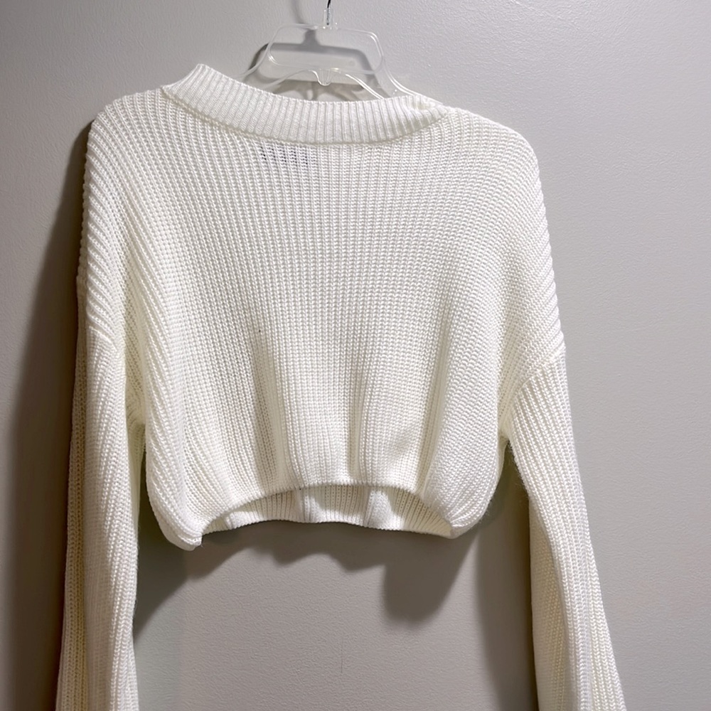 2 Sweater- White Sweater & Cream Sweater